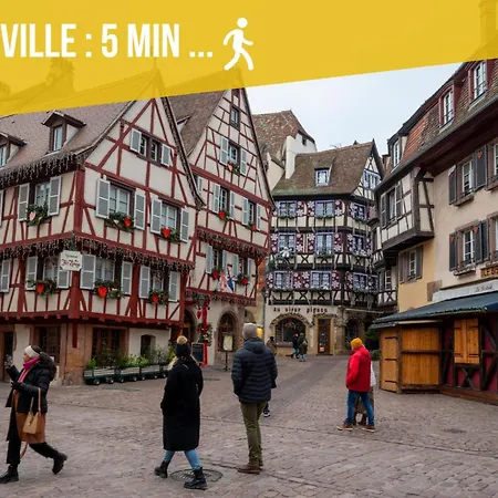 Bretzel Twin Petite Venise Vieille Center Wi-fi לינה וארוחת בוקר קולמר